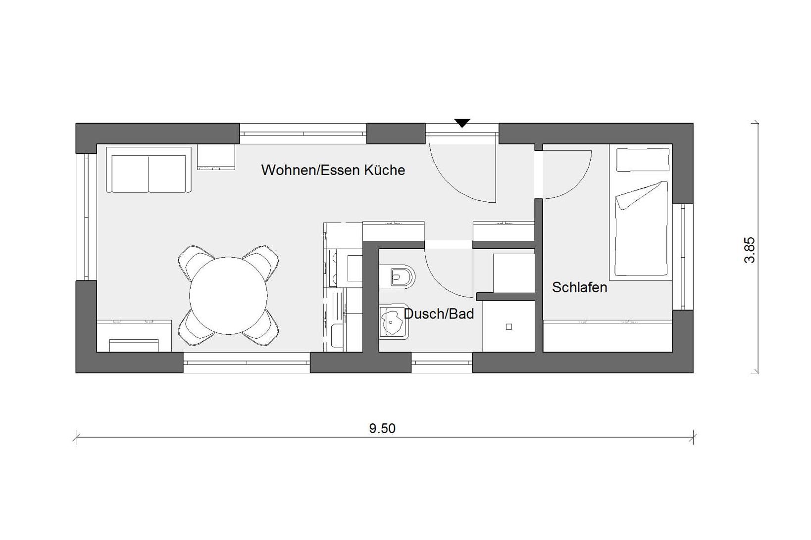 Grundriss Multifunktionaler Wohnkomplex F 10-027.2