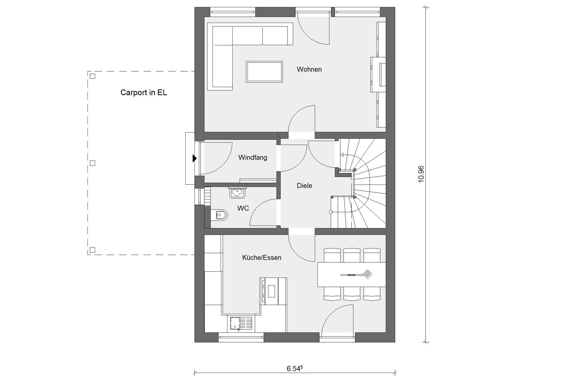 Grundriss Kettenhaus