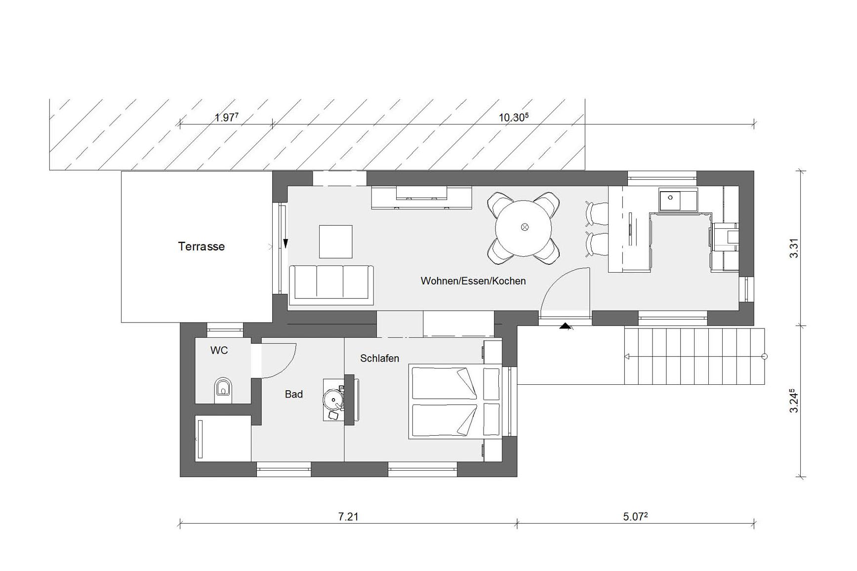 Floor plan FlyingSpace show home Kerpen