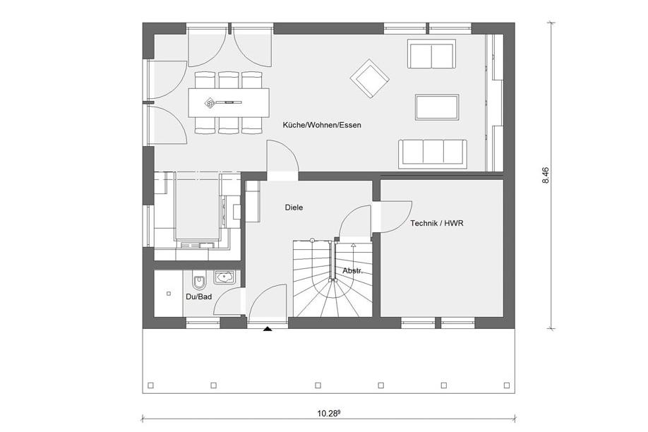 Erdgeschoss Schwedenhaus E 15-144.4