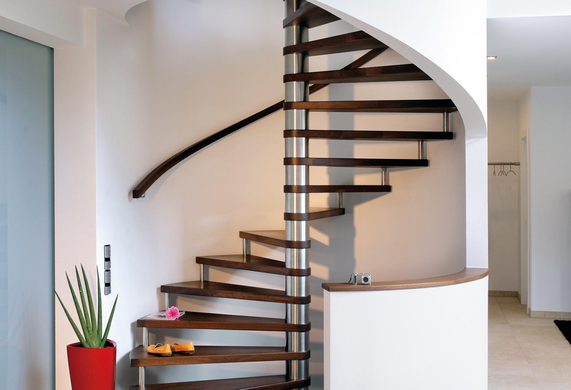 Elegant spiral staircase