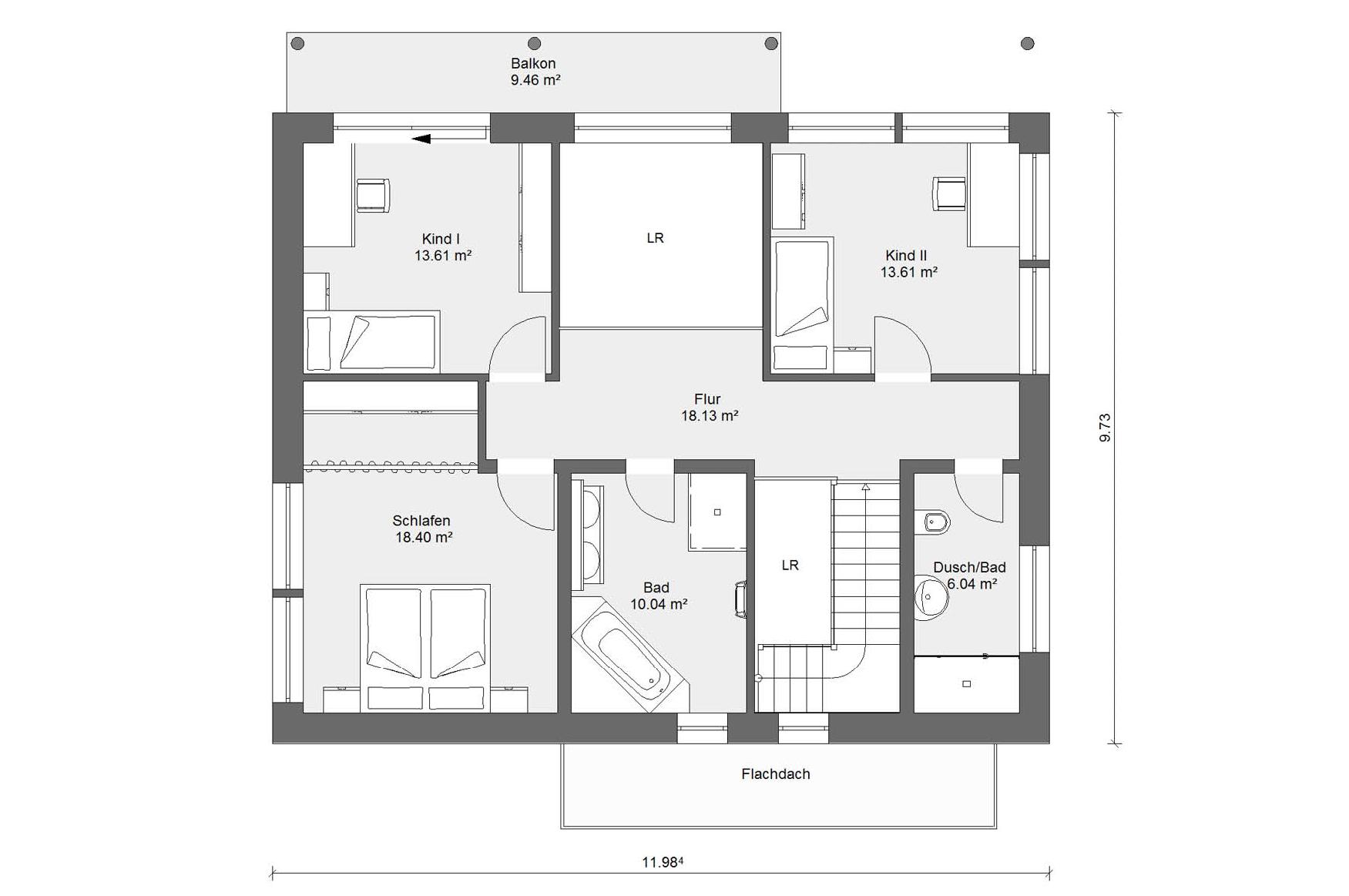 Grundriss Einfamilienhaus