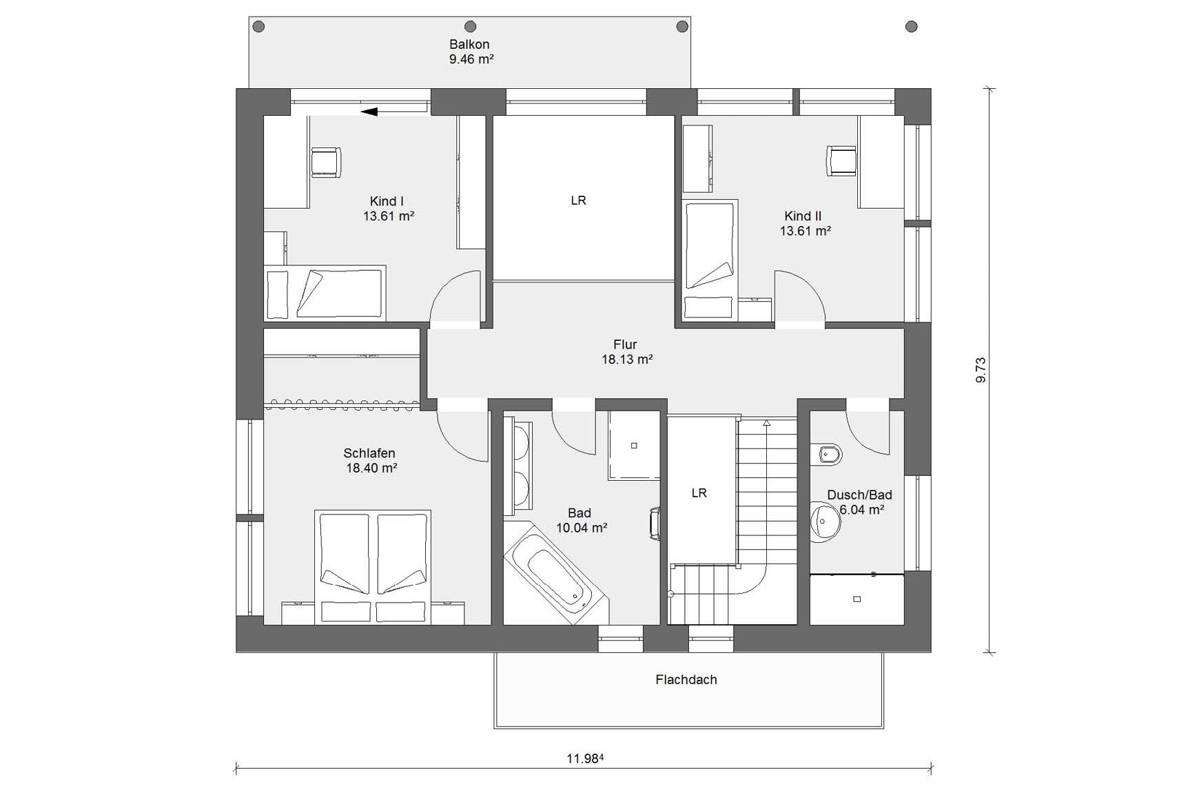 Grundriss Einfamilienhaus