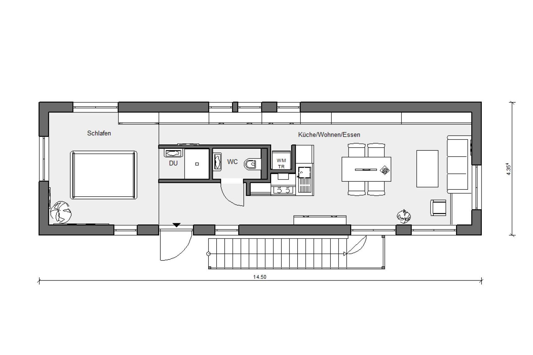 Green Living Space - Grundriss FlyingSpace