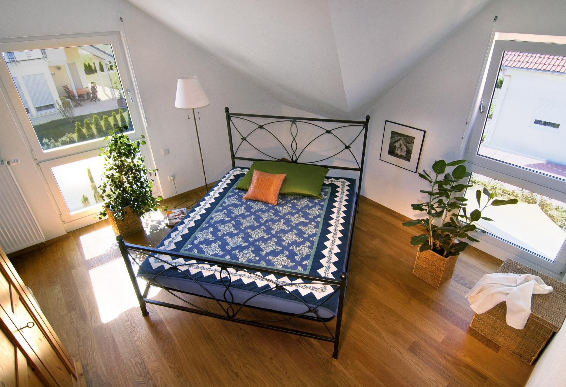 Stanza da letto in stile rustico 