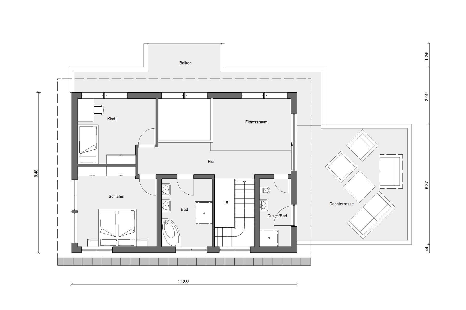 Dachgeschoss Einfamilienhaus 