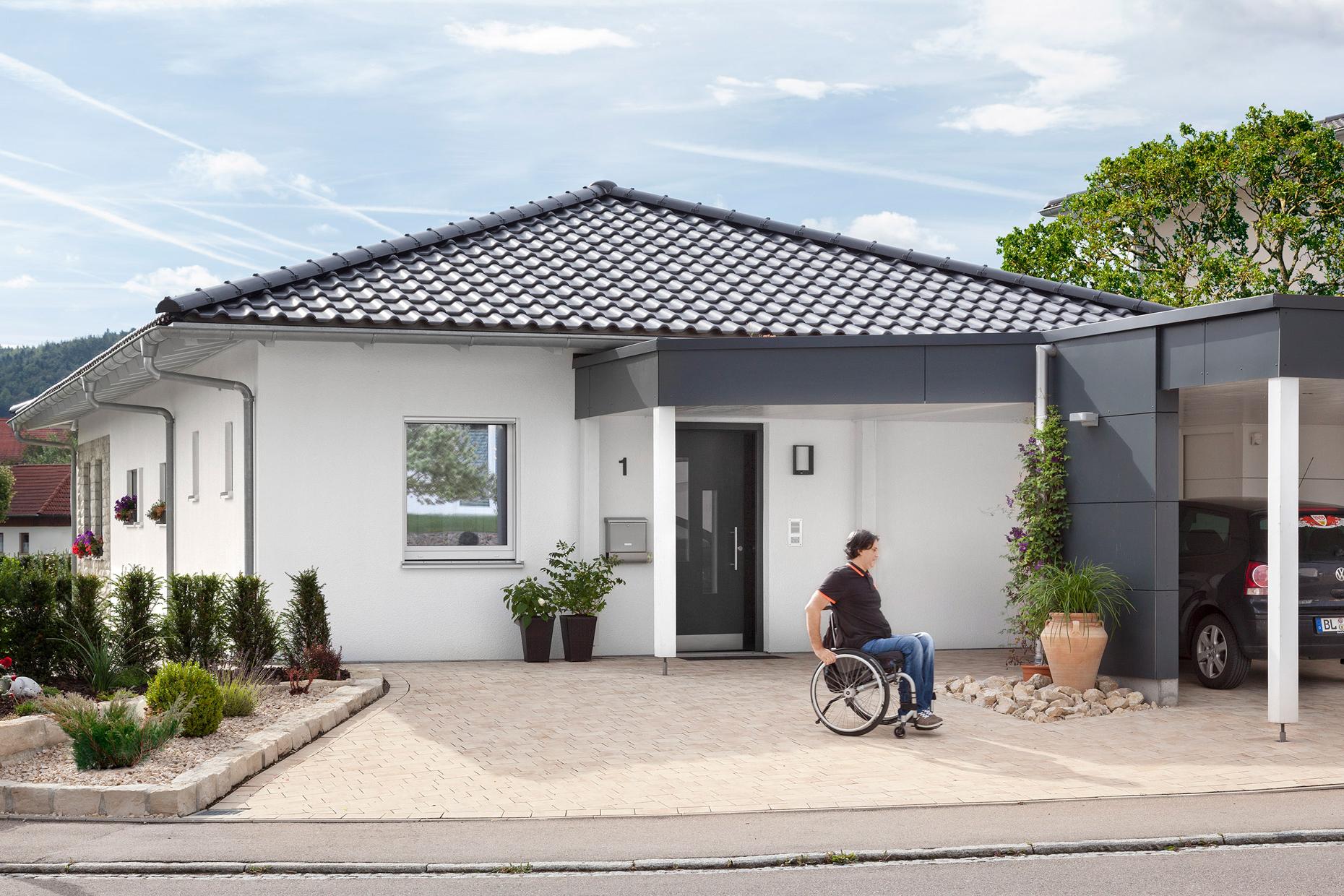 Rollstuhl gerechter Bungalow