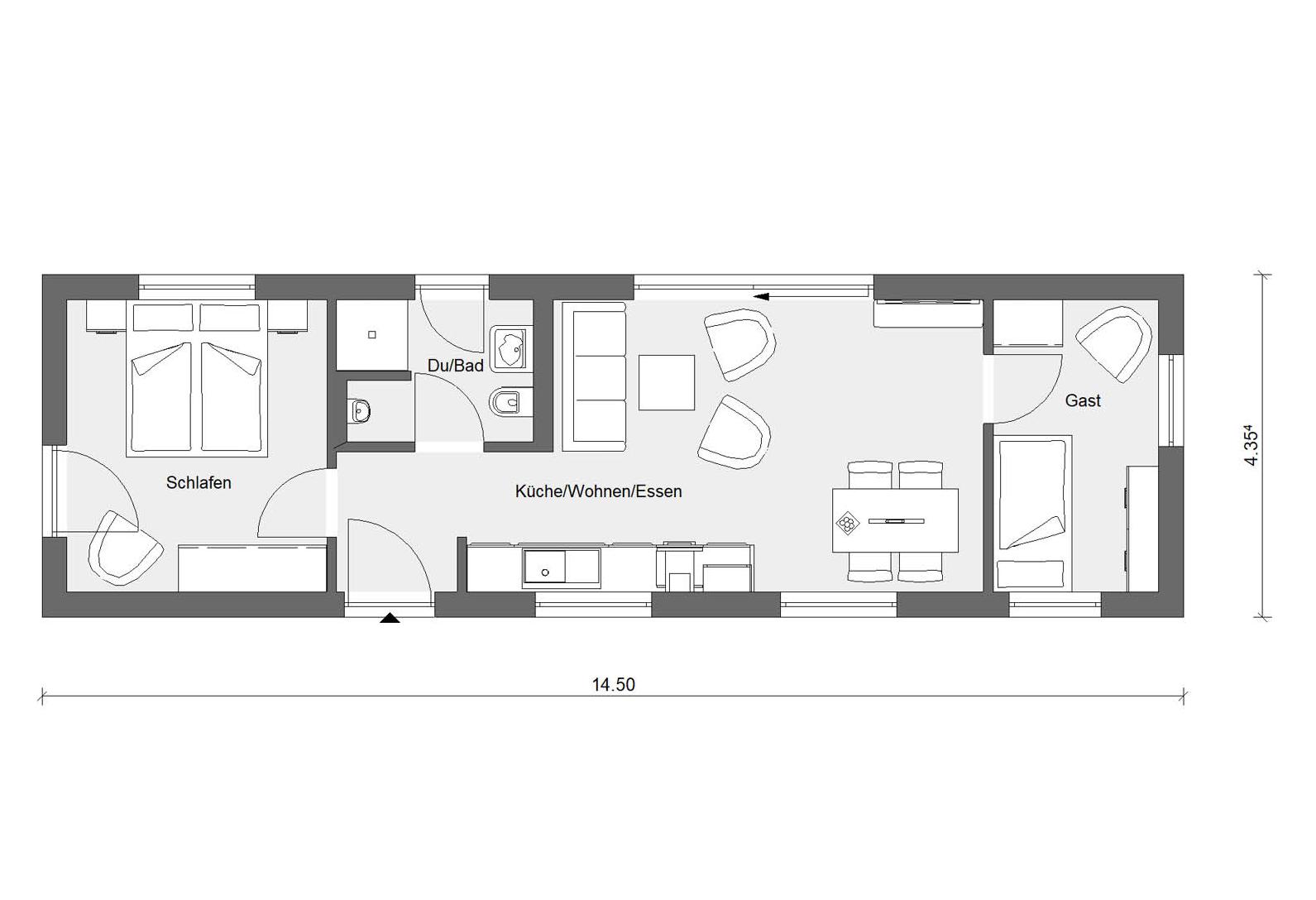 Grundriss Tiny House