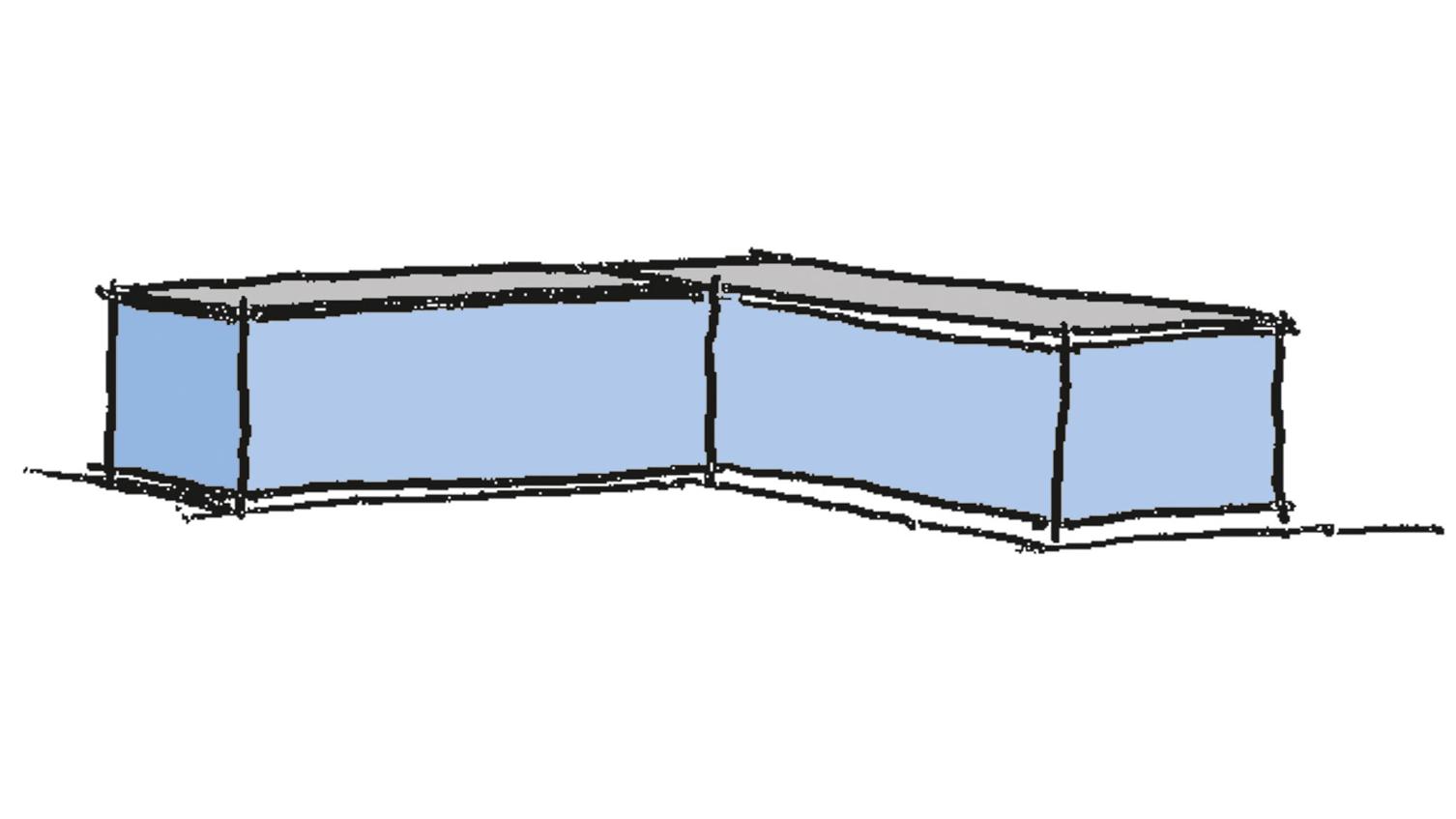 Maisons de module angulaires