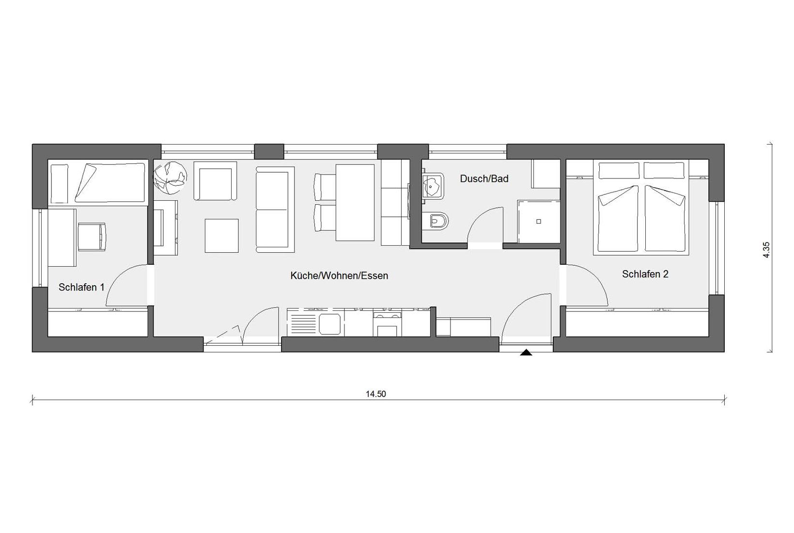 FlyingSpace Grundriss Ferienanlage F 10-050.5