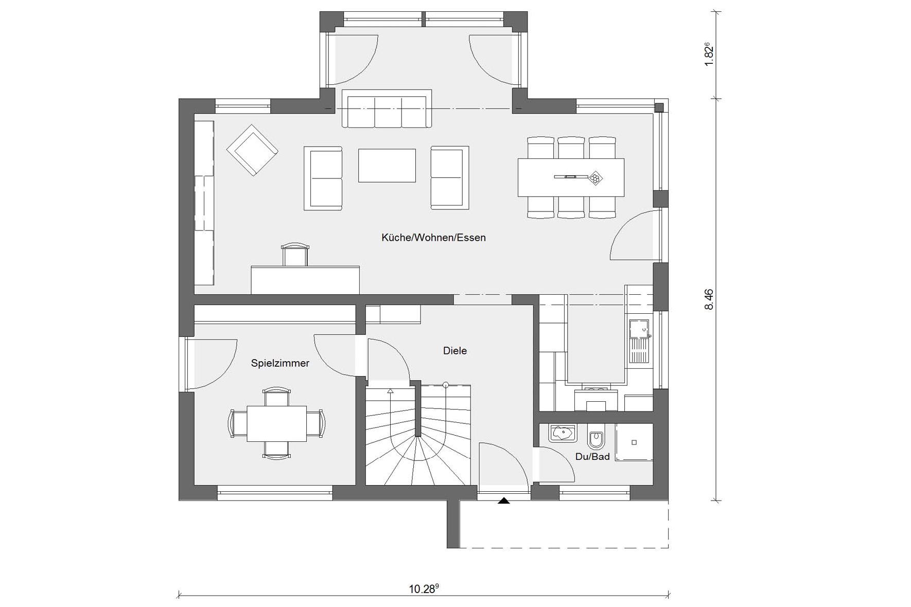 Grundriss Erdgeschoss E-15-149.10