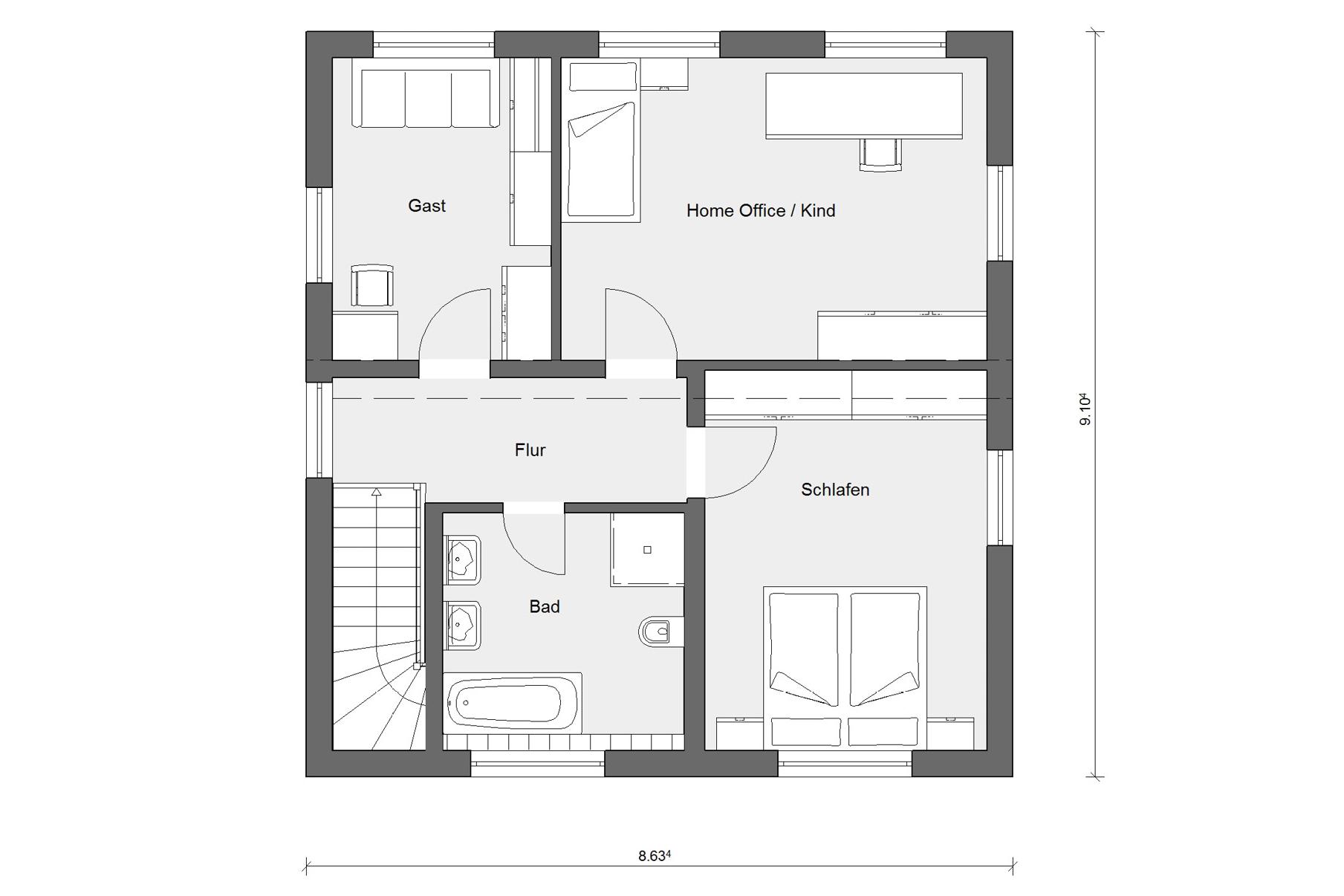 Einfamilienhaus ohne Keller