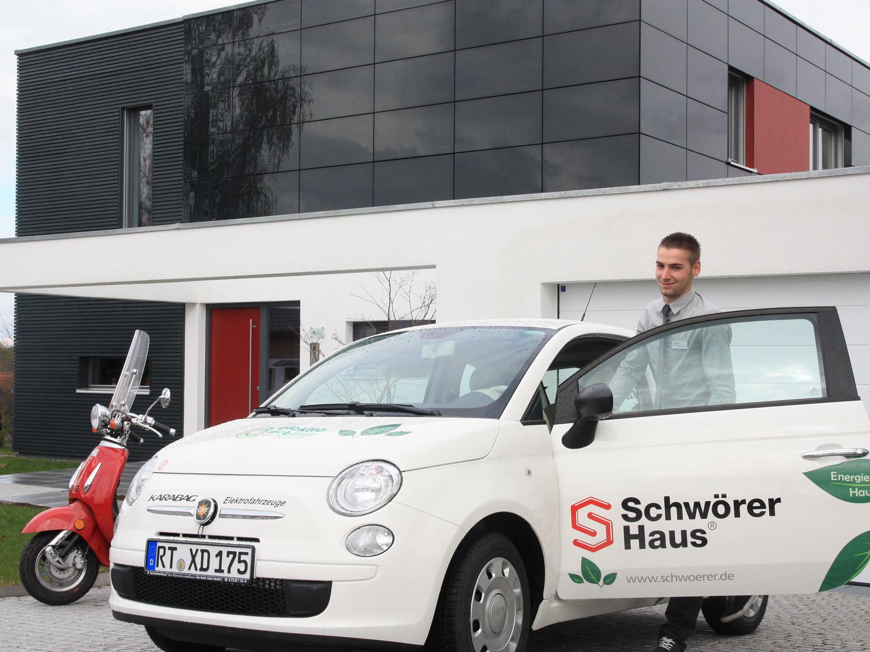 Maison à énergie positive avec voiture électrique