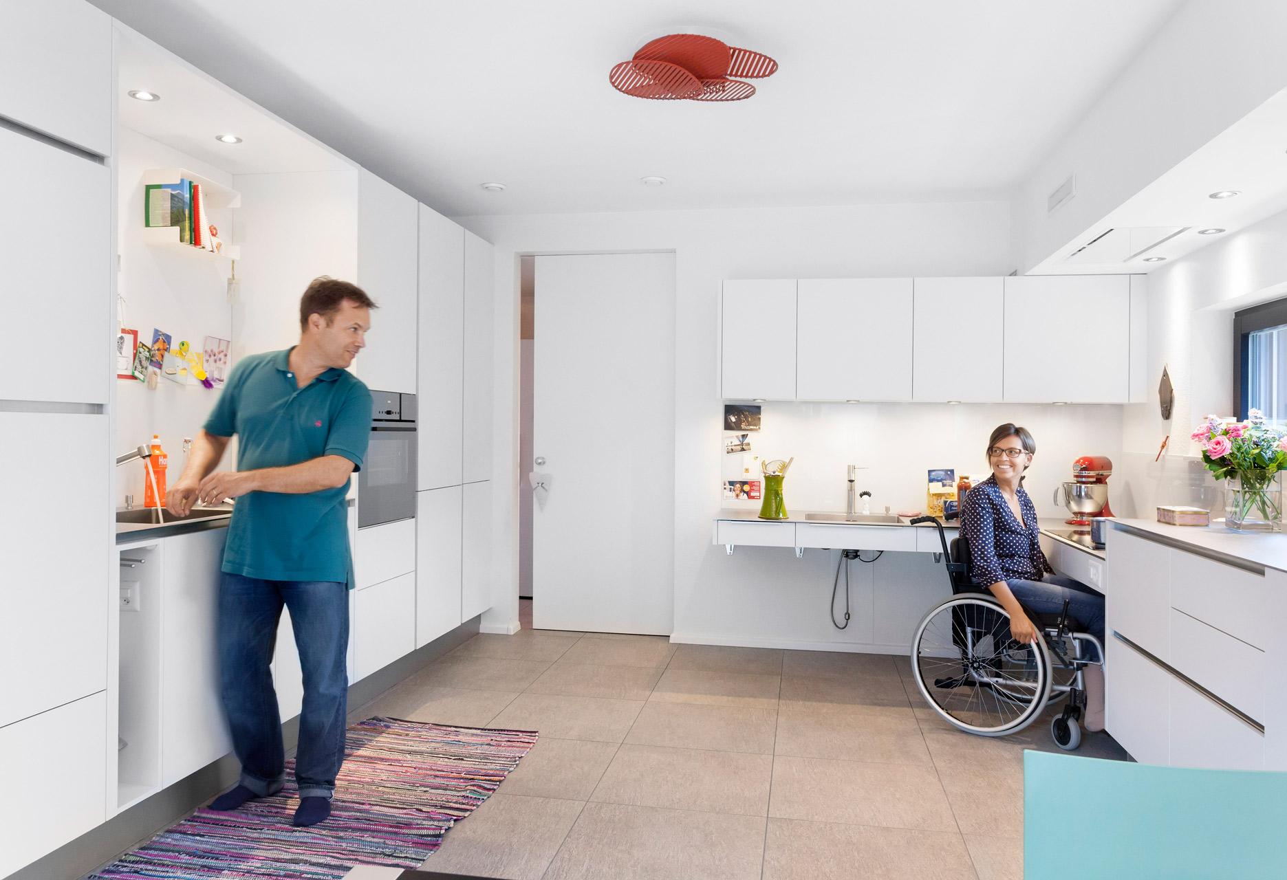 Kitchen wheelchair accessible