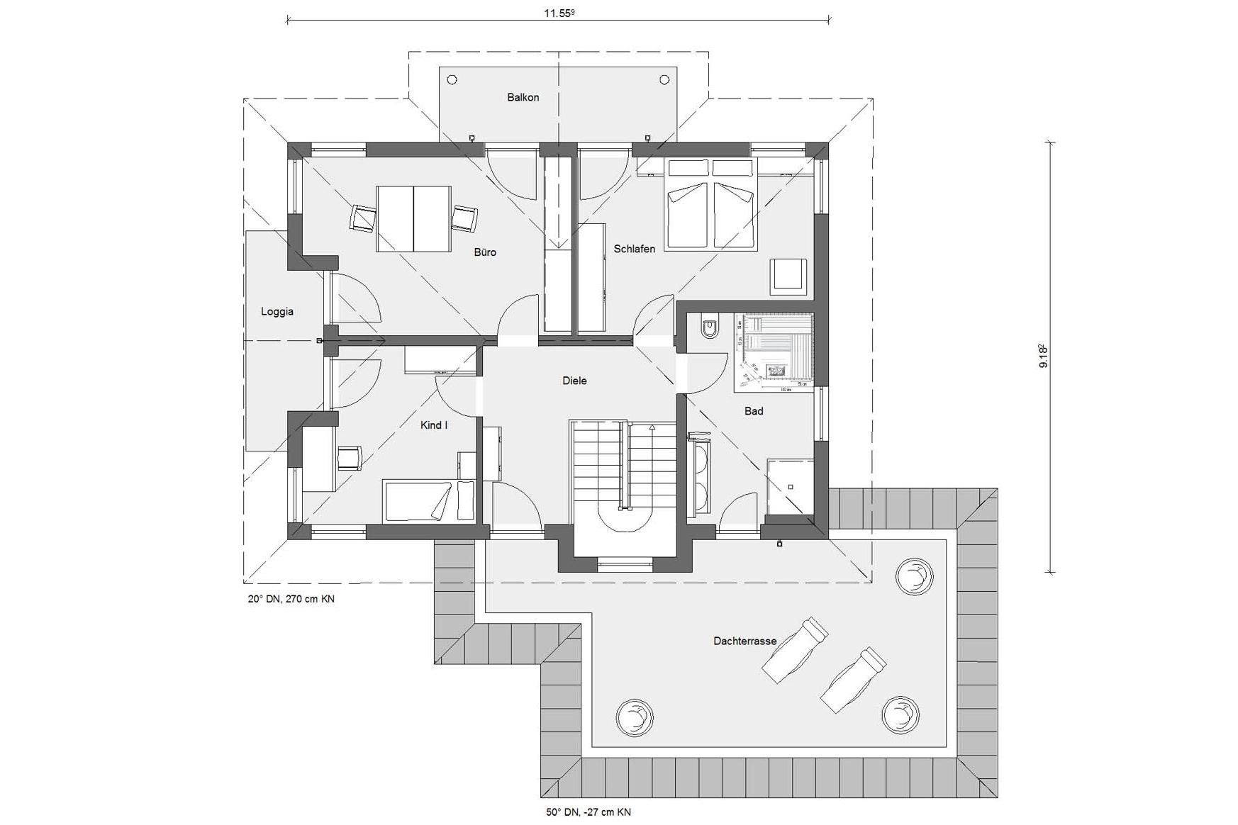 Grundriss Familienhaus